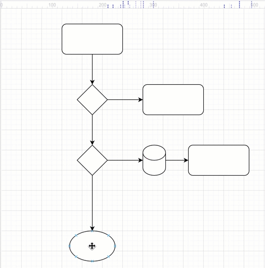 Move, resize, rotate and delete shapes in diagrams.net